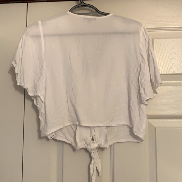 white button up blouse - Picture 2 of 2